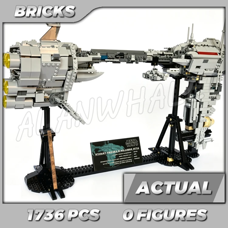1736pcs Star Plan The Nebulon Model B Medical Frigate 05083 Building Blocks Toy Compatible With Model