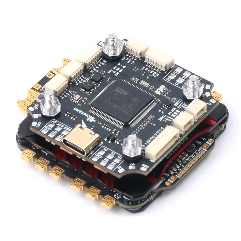 H743 HD betaflight Flight Controller H7 X8 With OSD & KM80 80A Blheli_32 4IN1 ESC for FPV drones