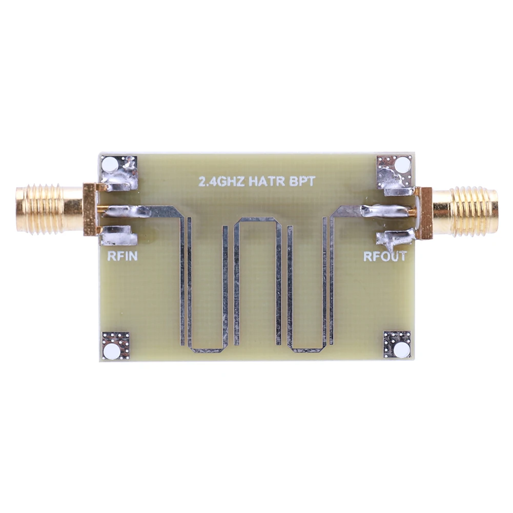 2.4GHZ Microstrip Bandpass Filter Double-Sided Printed Circuit Board Bandpass Filter Module 1.6 Mm Thick Microstrip Filter