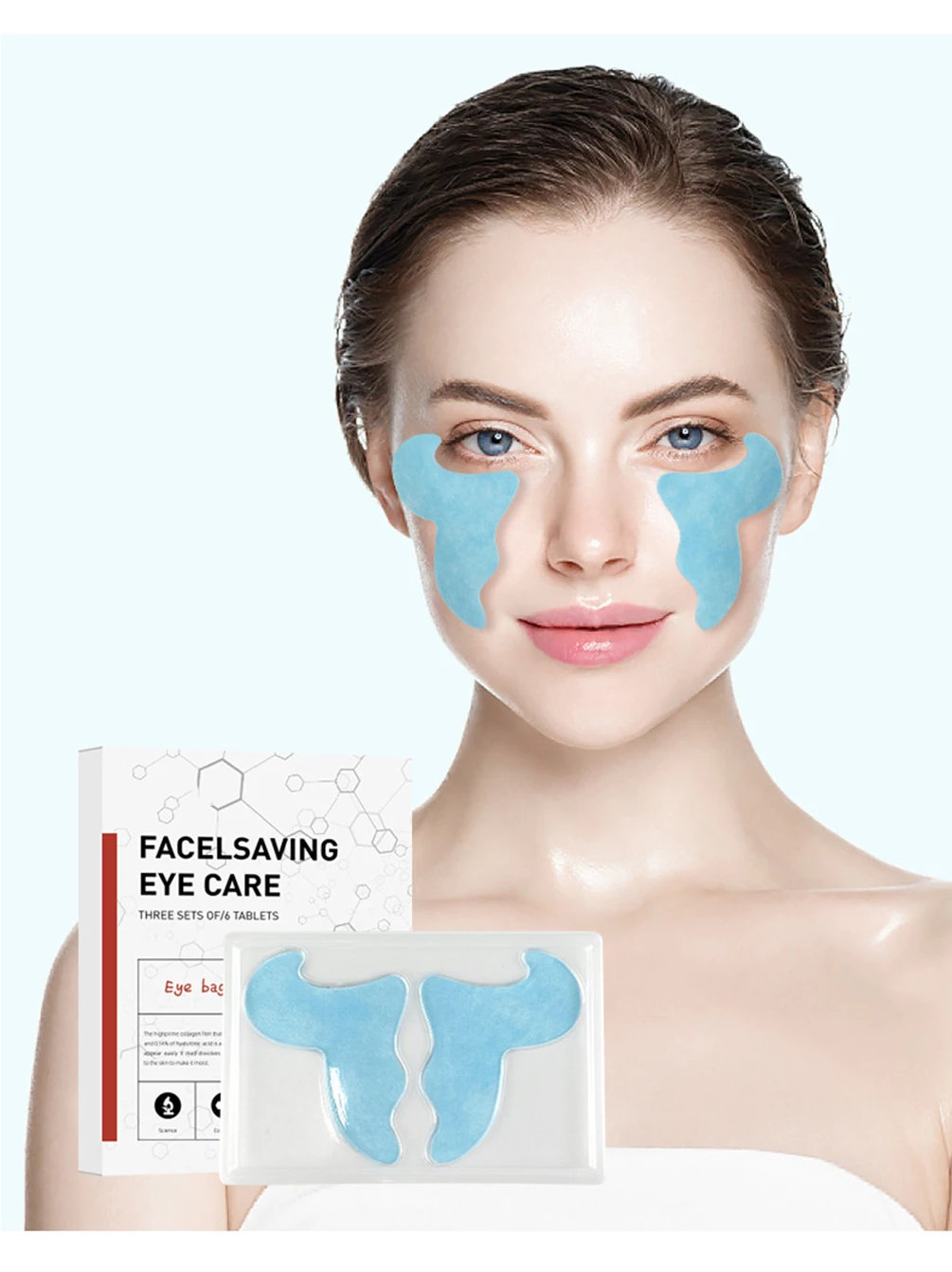 قناع الوجه بعلامة خاصة ورقة حشو الكولاجين المتحلل القابلة للذوبان ترطيب ترطيب سطع الجلد السلس ماكياج بالجملة