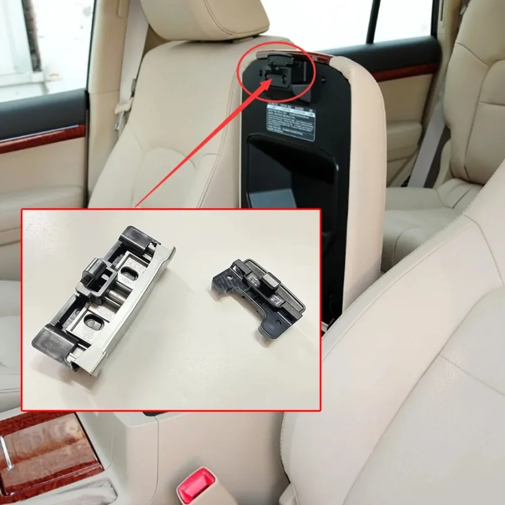 1Pc Console Armrest Box Latch Car Interior Front Armrest Box Lock Latch Handle Cover Fit For Toyota Land Cruiser LC200 2007-2021