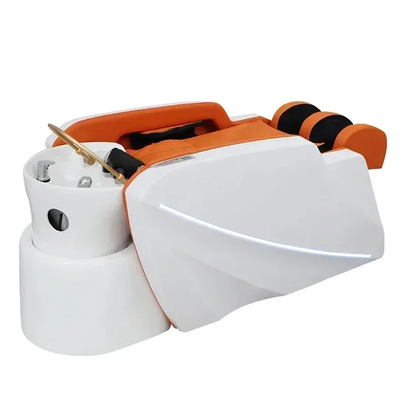 

High-End Intelligent Massage Shampoo Bed Barber Shop Constant Temperature Water Circulation Multifunctional Head Therapy Bed