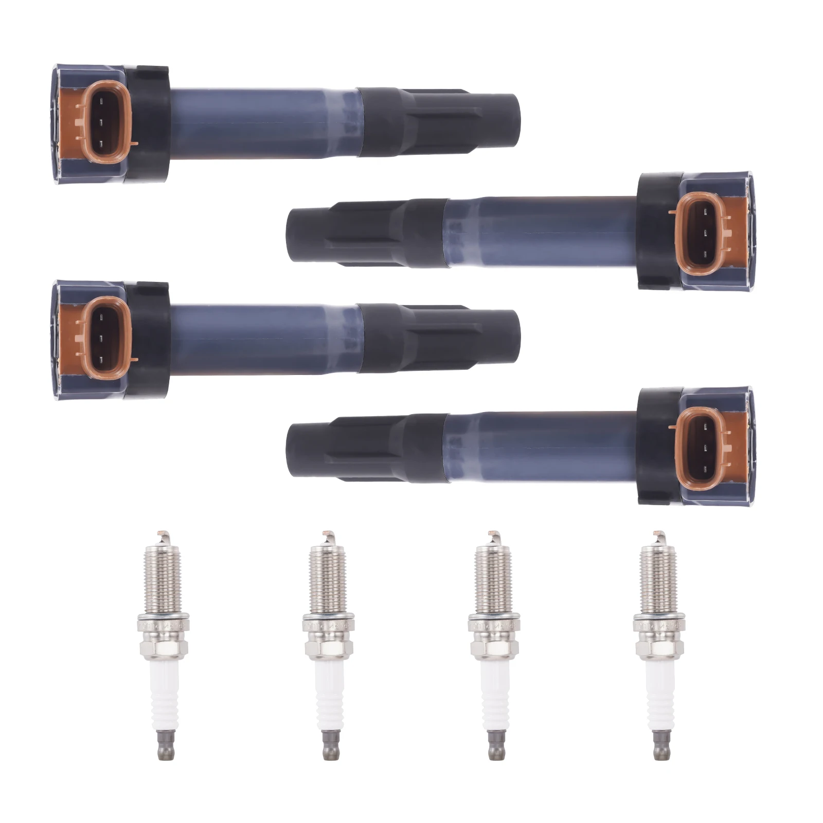 

4 катушки зажигания + 4 свечи зажигания для Suzuki Grand Vitara 2.4L I4 2009-2013