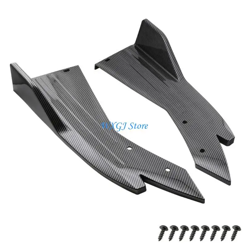 

37JE Rear Bumper Spoiler Lip with Screws Canard Diffuser Wing