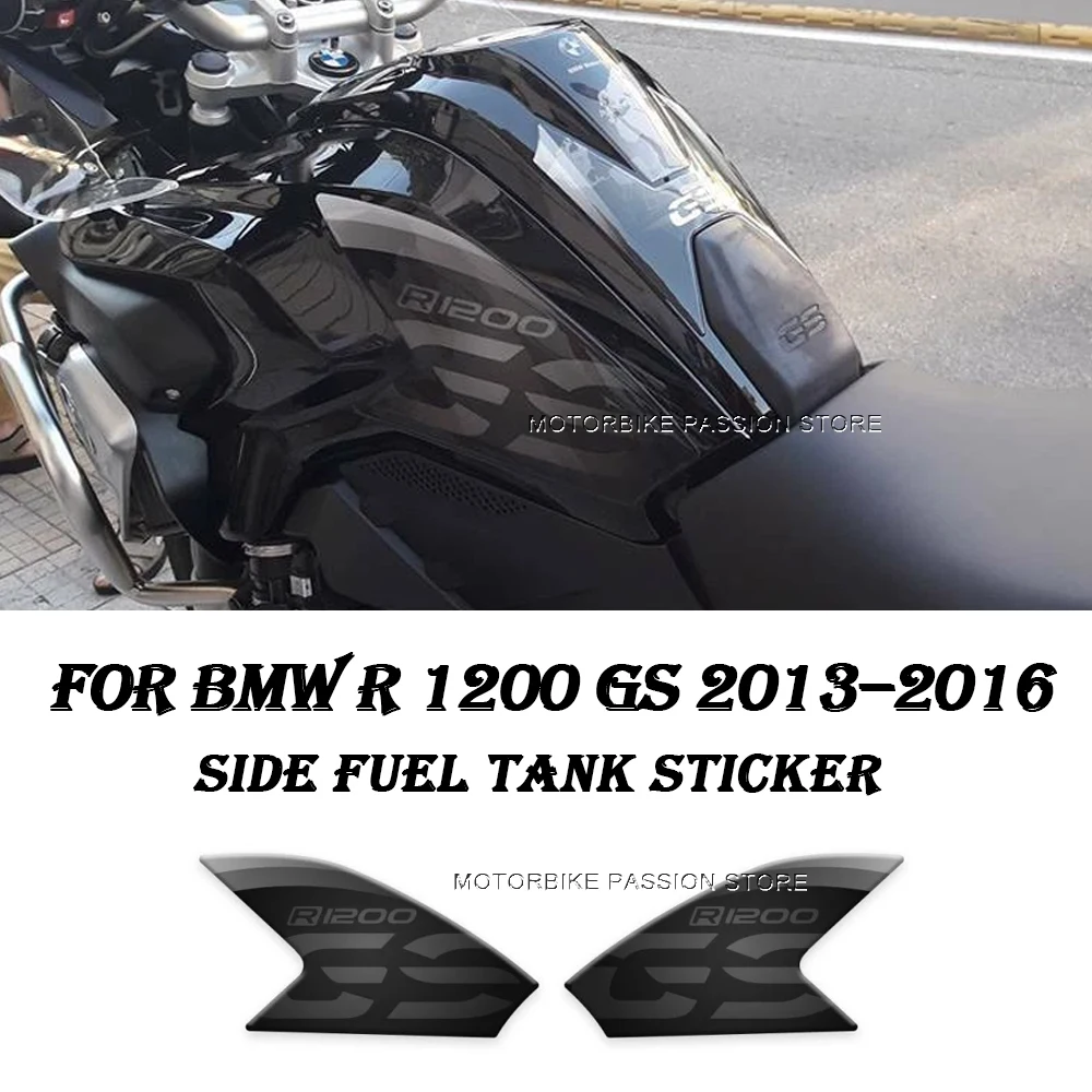 

Motorcycle Side fuel tank sticker Adhesives Decalcomanie Waterproof Accessories for BMW R 1200 GS r 1200 gs 2013–2016