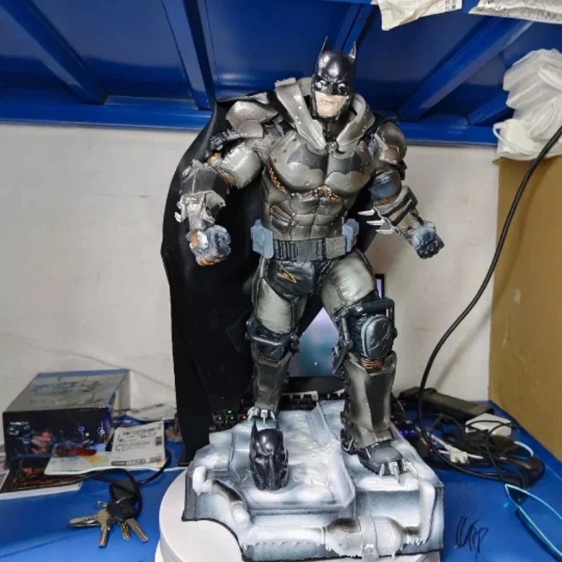 Figura de Batman con Armadura Pesada, Caballero de la Venganza, Estatua Coleccionable de 44cm/48cm, Decoración de Amanecer de la Justicia, Regalo para Coleccionistas