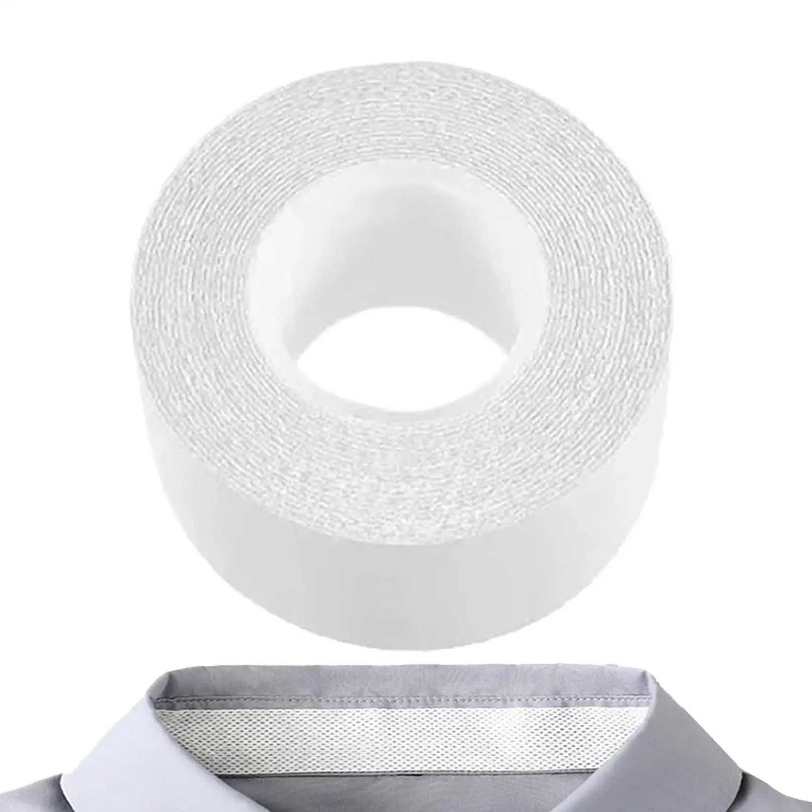 

5m Invisible Collar Protectors Shirt Liner Tape Roll For Dress Shirts Collar & Cuffs, Work Business Formal Wear, Keep Collar