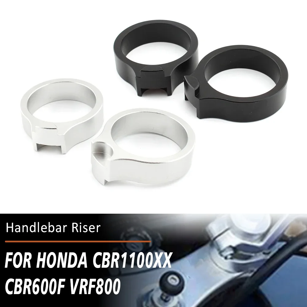 

Motorcycle Handle Risers 43mm Riser Mount Clamp For Honda CBR1100XX Super Blackbird 43mm CBR600F CBR 600F Fork Bikes VFR800 VFR