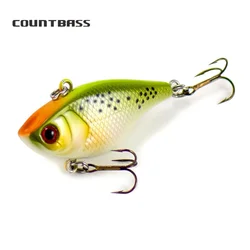 Countbass Vibration Wobblers 40mm 4.6g Hard Baits Lipless Crankbaits Sinking Angler's Fishing Lures for Freshwater