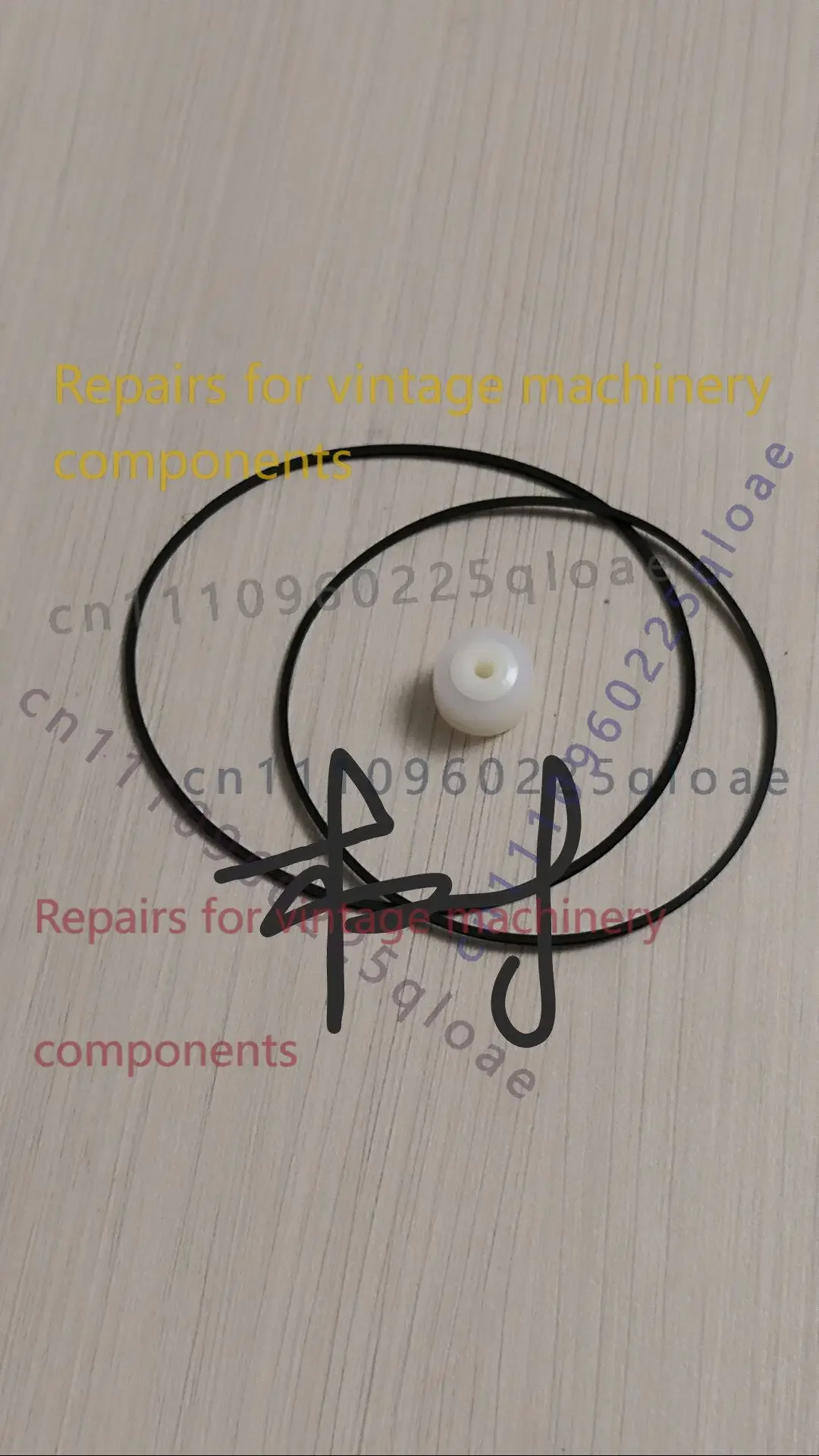 2 Pcs Drive Belt + Pinch Roller Repair Kit For JVC KD-D4 Stereo Cassette Deck Mechanism Refurb Replacement Spare Parts