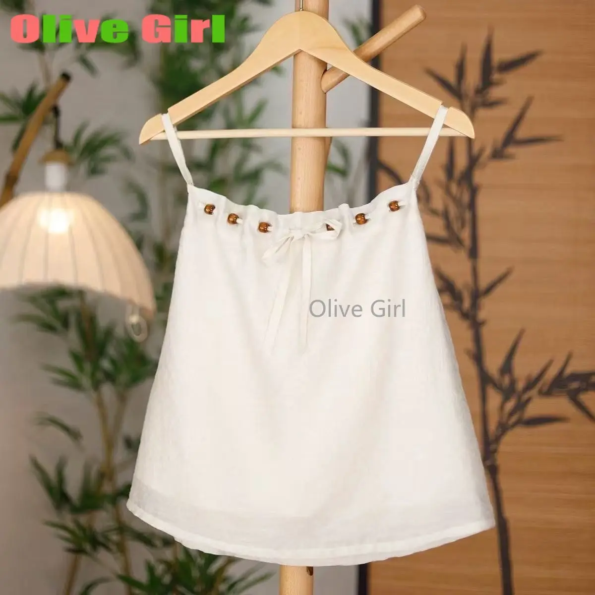 Song Style Short Shirt Suspender and Printed Lantern Pants Spring Summer Original Traditional Chinese Hanfu Women's Clothing