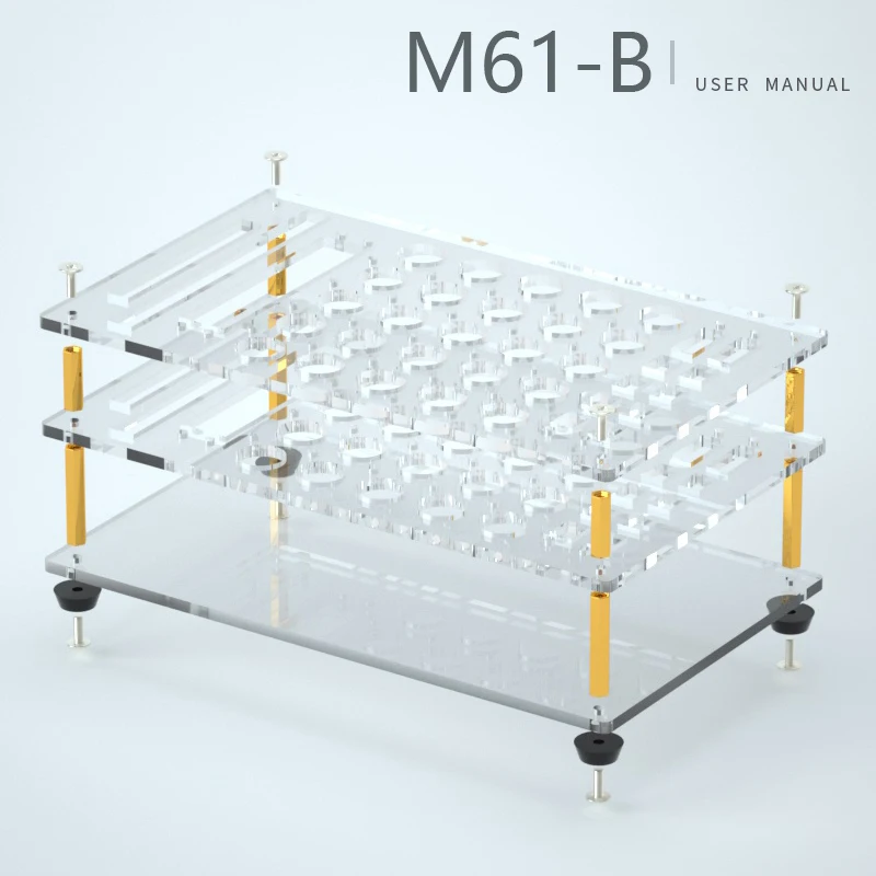 AMAOE M61 พลาสติกผู้ถือตู้แร็คสําหรับไขควงแหนบมีดแกะสลักซ่อมเครื่องมือจําแนก Storage