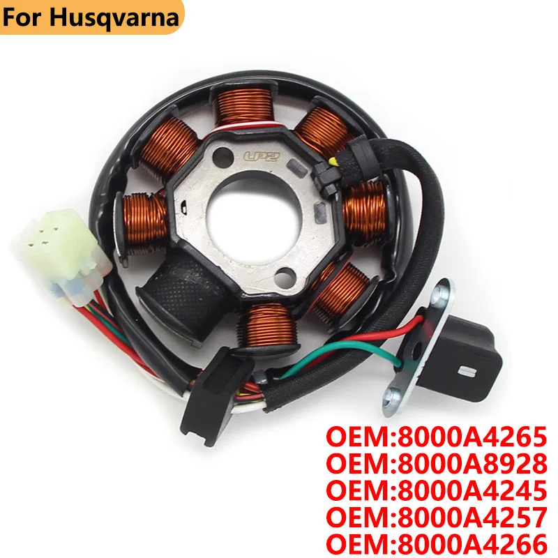 

Катушка статора зажигания мотоцикла для Husqvarna SMR450R SMR530R TC450 TC510 TE510 TC450 TE250 TXC250 8000A4265 8000A4266