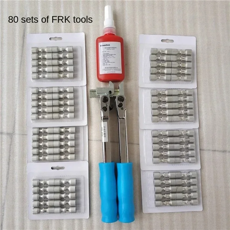 

Refrigerator Repair Welding-Free Tool Set Nested Loops Sealing Liquid Frk Press Plier with 50 PCs 80 Pcs Composite Ring