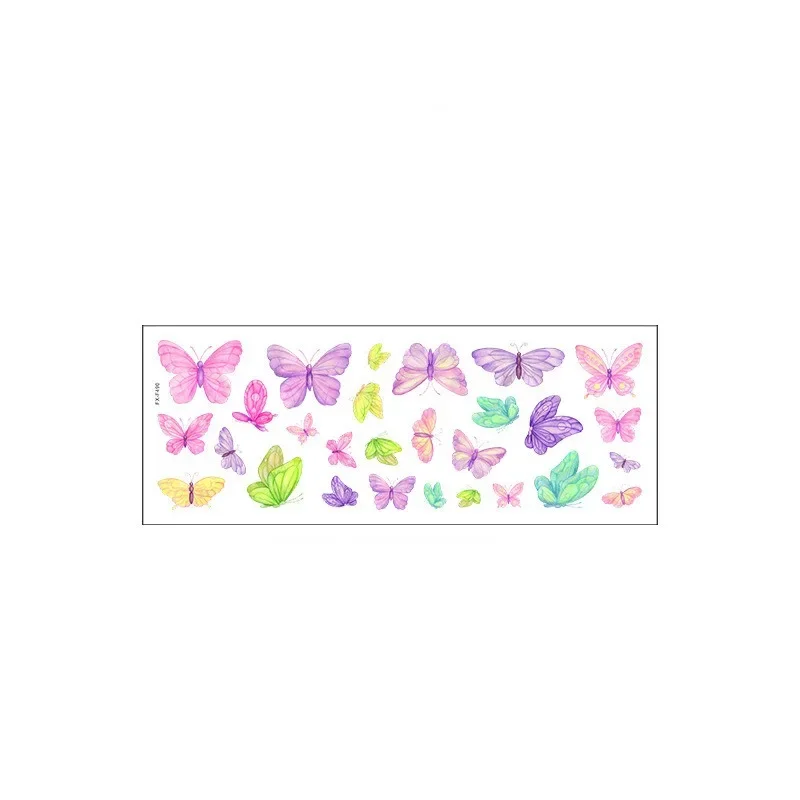 Butterfly Wall Decals -PVC Butterflies Removable Mural Wall Stickers for Home Room Bedroom Decoration for Girls Stickers Kids