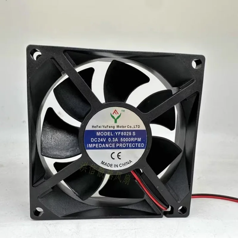 HJY 1-piece YF8025S DC24V 0.3A 8025 80*25mm inverter cooling fan