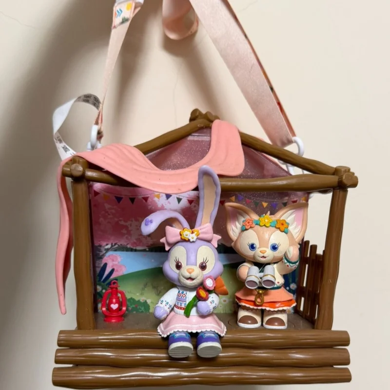 

Shanghai Disney 2023 Limited Edition LinaBell and StellaLou Popcorn Bucket in Cabin Shape, an Adorable Souvenir