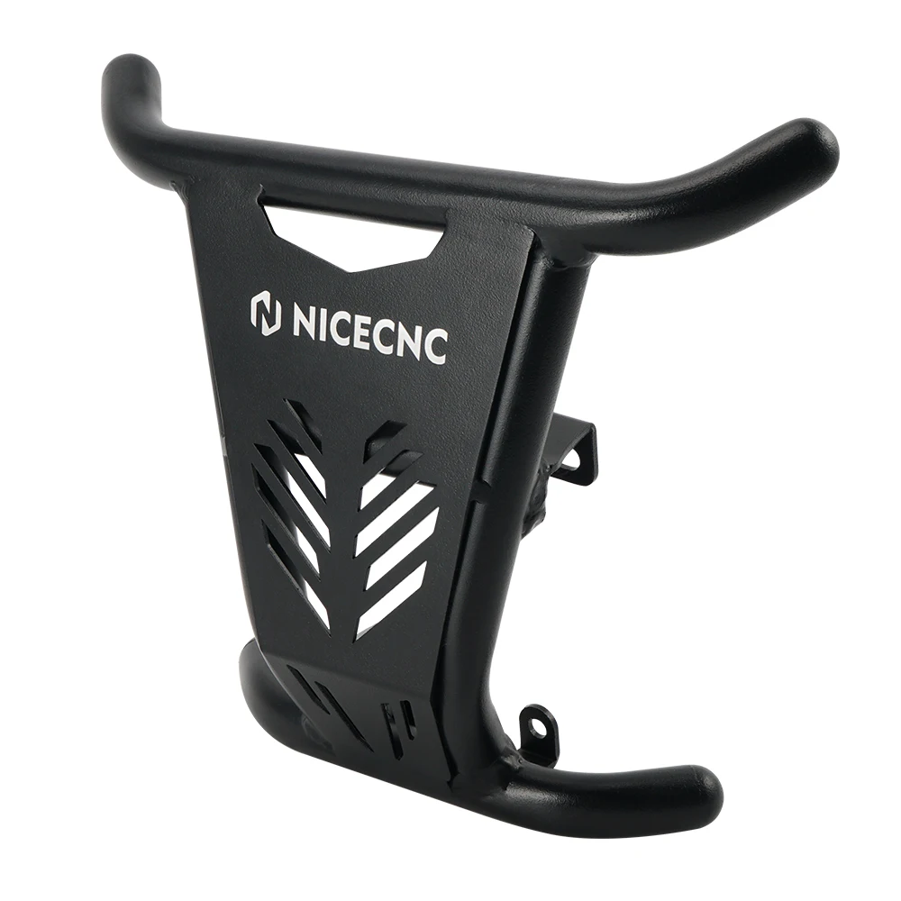 nicecncアルミニウムフロントリアバンパーブラケットカバープロテクターガードcncはヤマハラプター700ラプター700 r 2016-2024のために機械加工