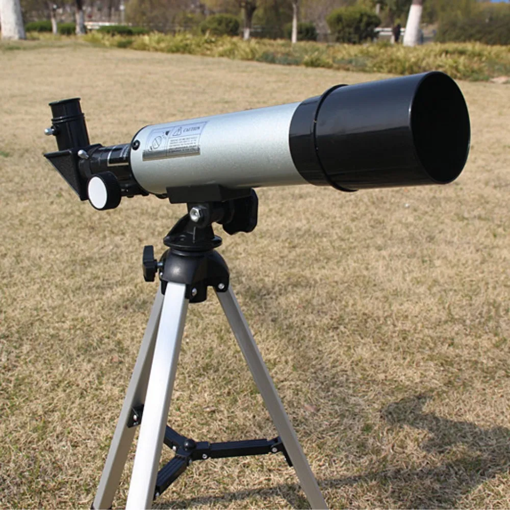 F36050M 360/50mm Refractive Astronomical Telescope with Portable Tripod Spotting Scope Outdoor Monocular Astronomical Telescopes