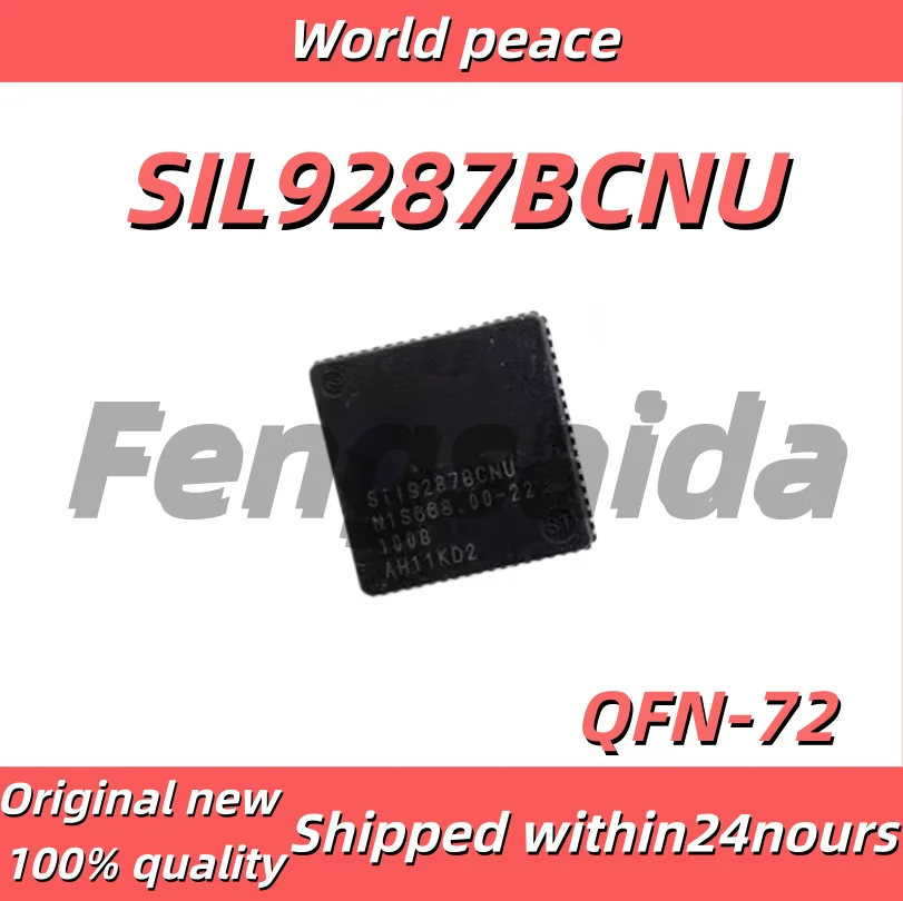 (1-10pcs)100% Brand new original SIL9287BCNU SiI9287BCNU SIL9287B SiI9287B SIL9287 SiI9287 Si19287BCNU Si19287B Si19287 QFN-72