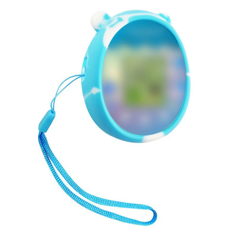Silicone Cover Case With Hand Strap For For Tamagotchi Pix Virtual Pet Machine Protective Soft Shell Accessories