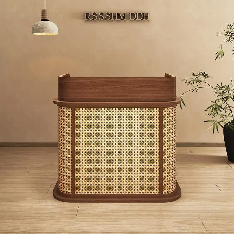 

Wood Design Reception Desks Front Desk L Shaped Elegant High Quality Reception Desks Work Desk Counter Bureau Office Furniture