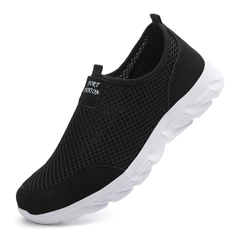 

Summer Mesh Cover Men's Shoes Breathable Sports Shoes Lightweight Travel Shoes Casual And Fashionable Commuting Walking Shoes