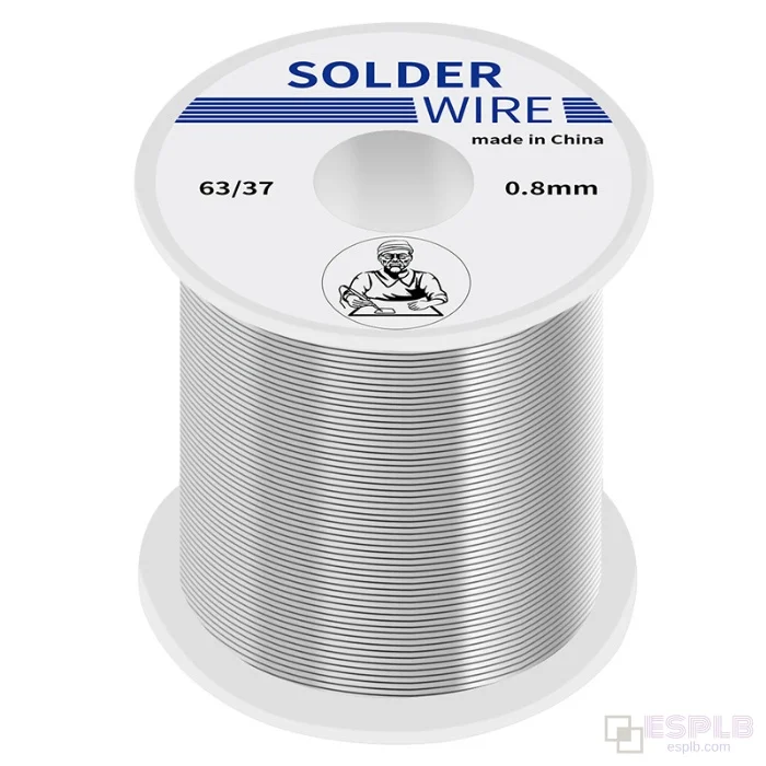 ESPLB 200 جرام 0.8/1.0 مللي متر لحام سلك القصدير لفة نظيفة الصنوبري لحام الأساسية لحام سلك تدفق بكرة أنبوب #1