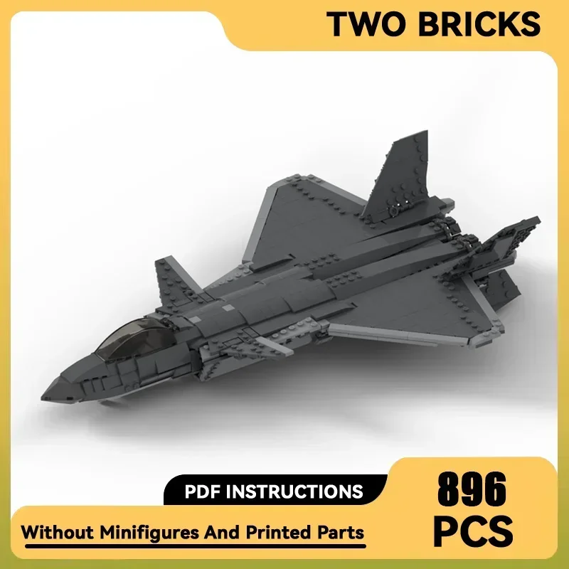 

Military Airplane Model Moc Building Bricks Chengdu J-20 Fighter Technology Modular Blocks Gift Christmas Toys DIY Sets Assembly