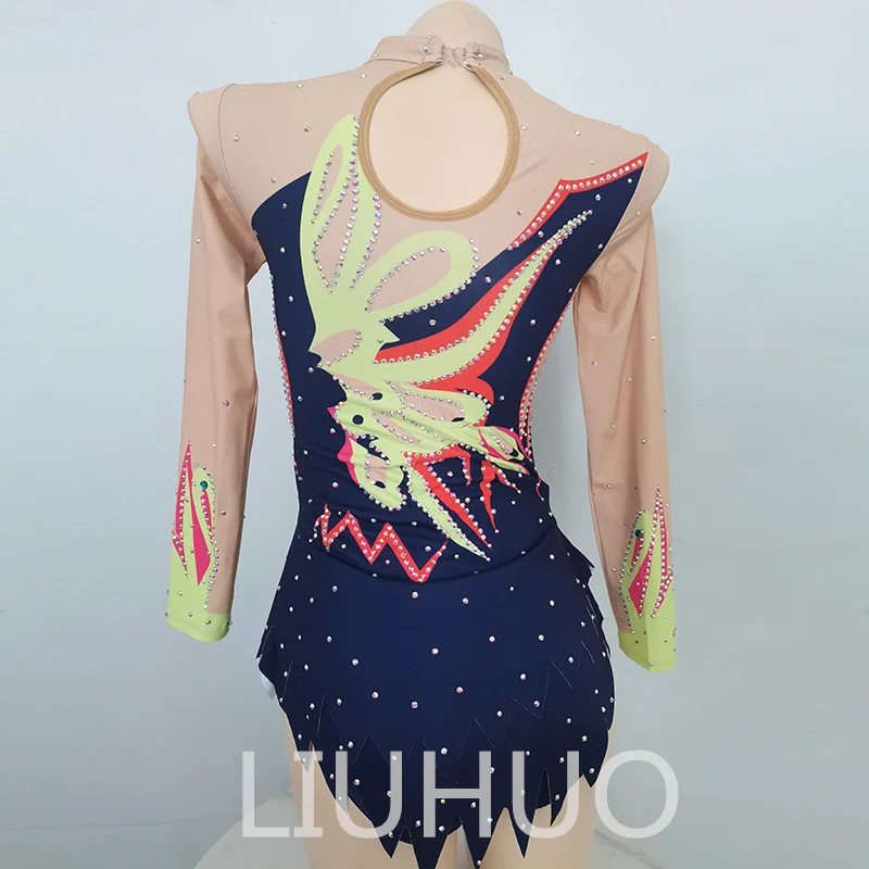 LIUHUO Rhythmic Gymnastics Leotard Cheerleading Costumes Aerobics Performance Costumes Group