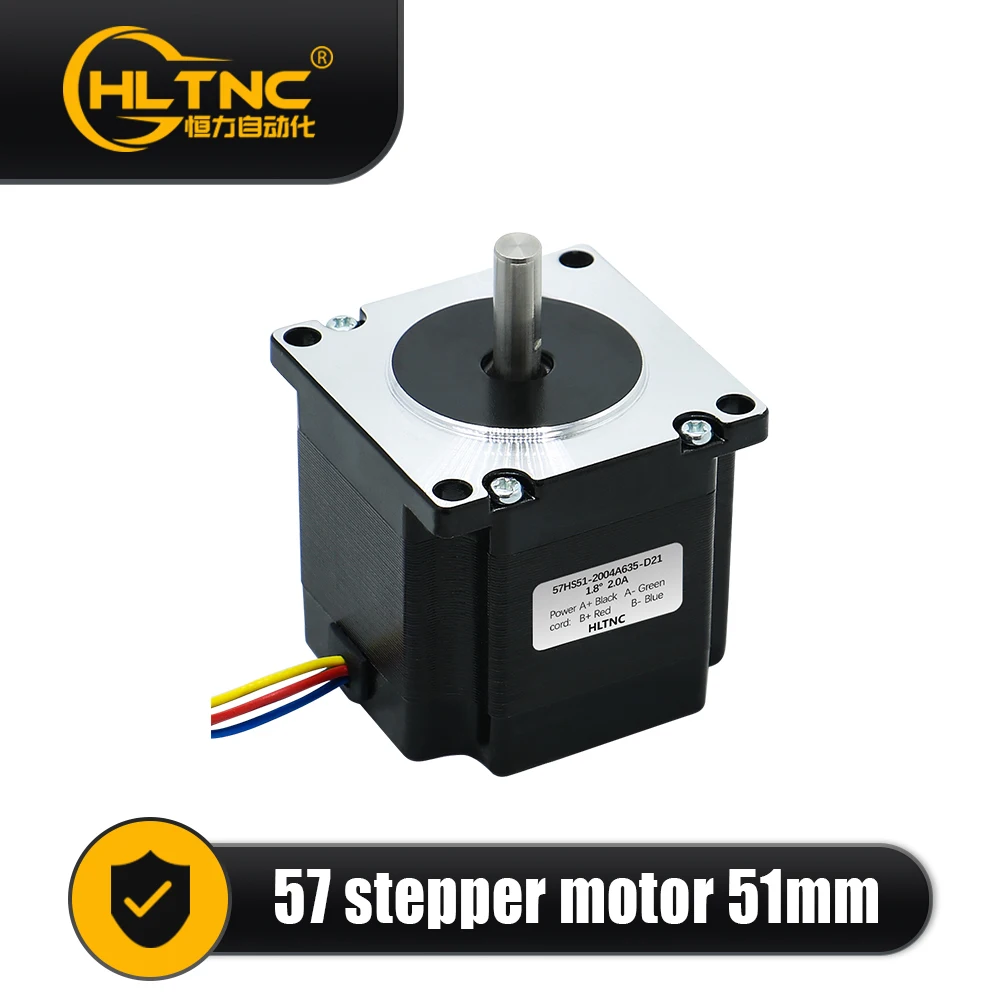 HLTNC 57*51 Stepper De Passo Motor Kit Para Router Cnc Con Motores Nema 23 Rpm 2a 6.35mm shaft Mount 1.1N.M