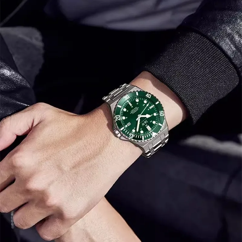Montre Homme CARNIVAL I&W Mechanical Business Watch for Men Brand Luxury Automatic Wrist Watch 300M Waterproof 2025 Reloj Hombre