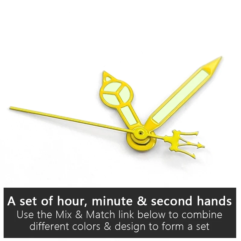 นาฬิกามือสําหรับ 7S26 7S36 7S25 7S35 6R15 4R15 4R35 4R36 NH35 NH36 NH38 NE15 6309 7002 7006 การเคลื่อนไหวSKX007 SRPD Mod Part