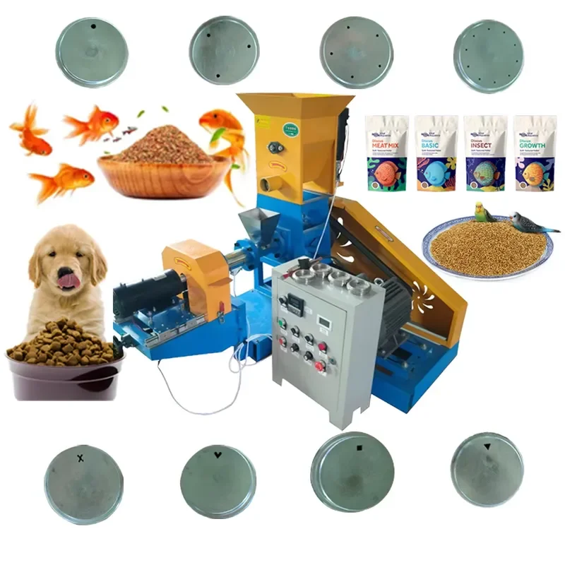 Floating Fish Feed Machine diesel Engine Fish Feed Extruder Pellet Machine Fish Dog Food Feed Making Machine with CE