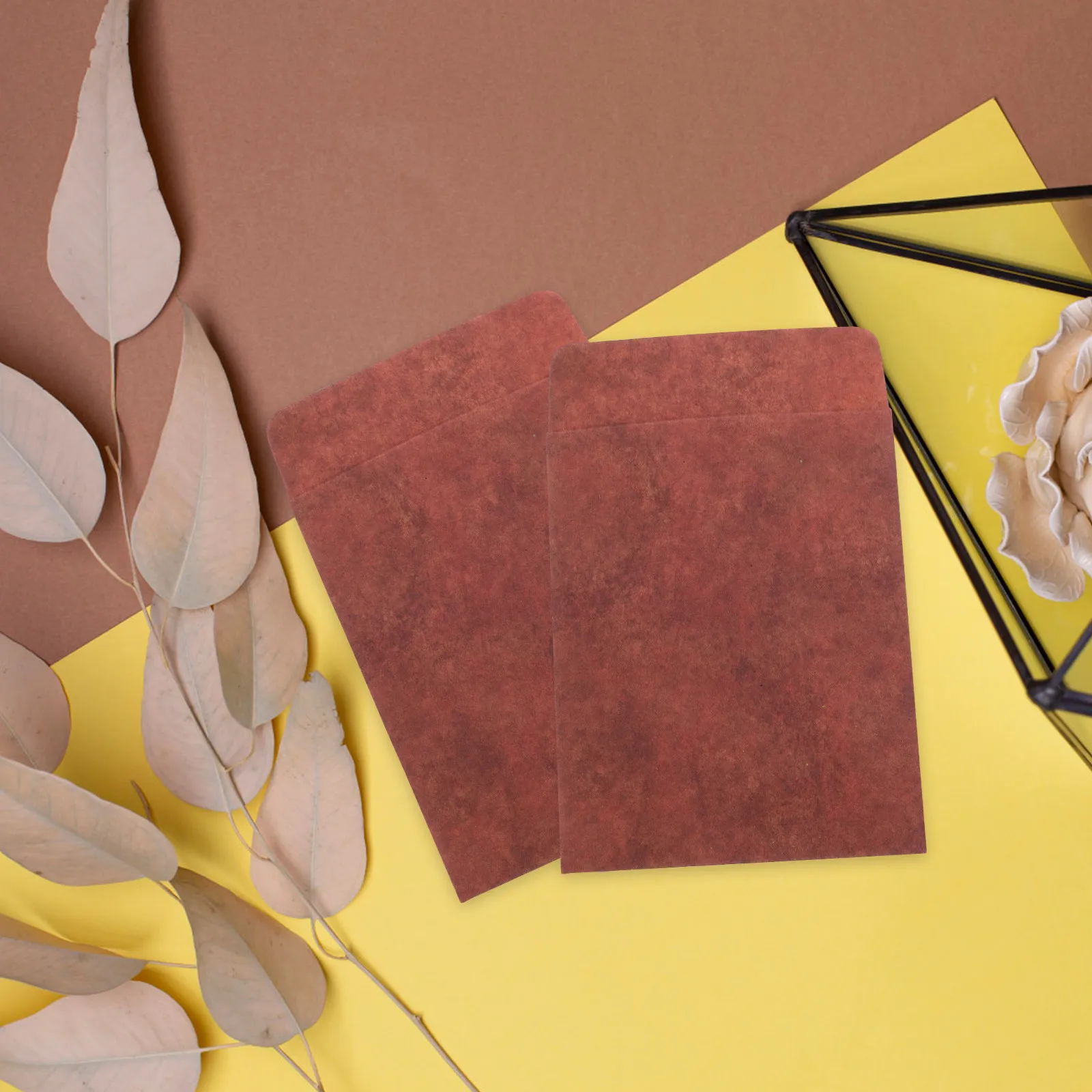 50 Pcs Seeds Kraft Paper Envelope Mailing Envelopes for Vegetable Small Flower Brown