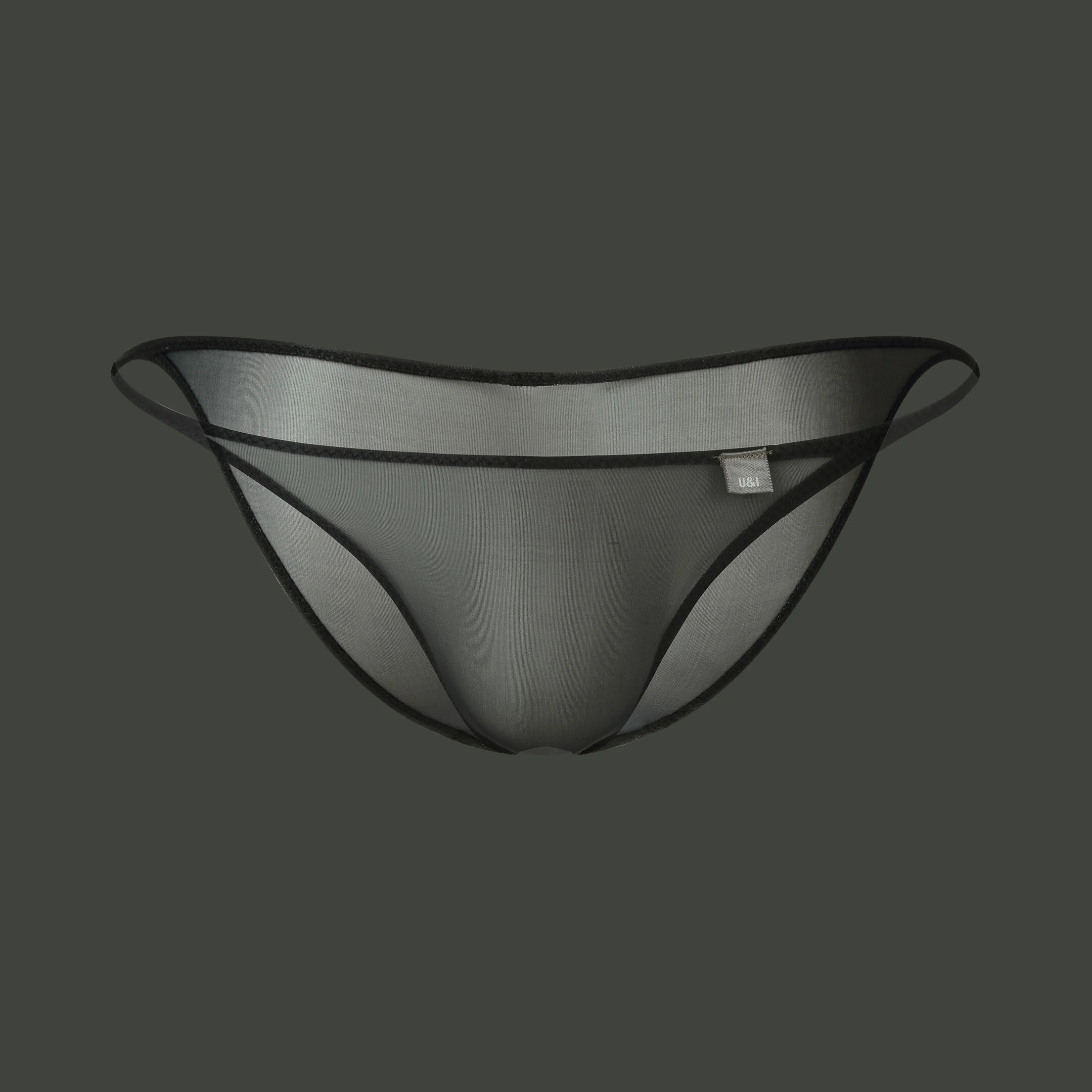 

U＆I Unisex Ultra-Thin Transparent Briefs One-Piece Bagless Tight Underwear Breathable Sexy Innerwear for Comfort