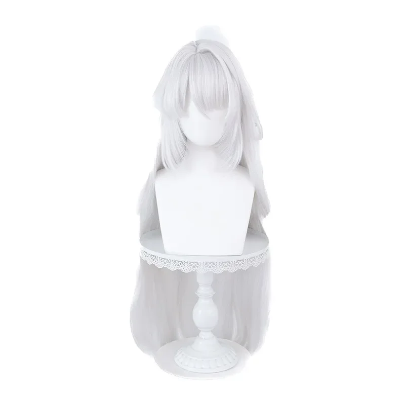 Juego Zenless Zone Zero Yixuan Cosplay peluca de Anime gris blanco pelo largo Yunkui Summit accesorios de carnaval fiesta de Halloween para niñas Cos