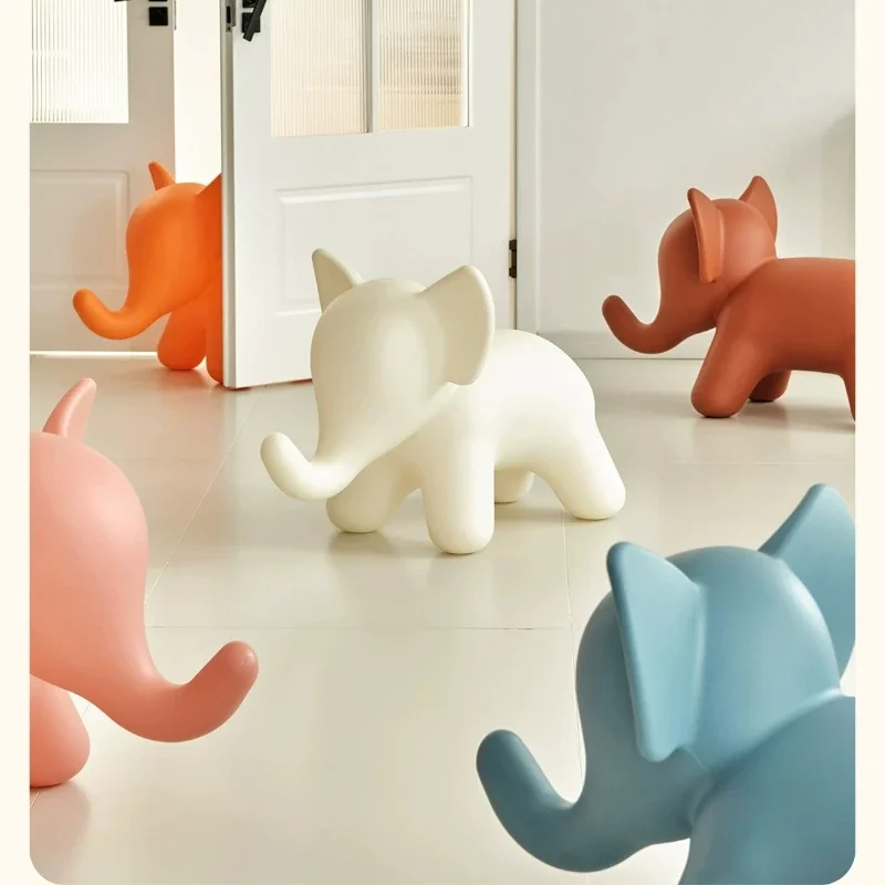 

Animal seat, living room, small stool, creative, cartoon, baby elephant chair