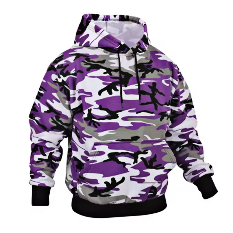 

Camouflage Hoodies Camo Men Women Fashion Casual Hoodie Oversized Pullover Retro Hooded Sweatshirts Harajuku Teenagers Clothing