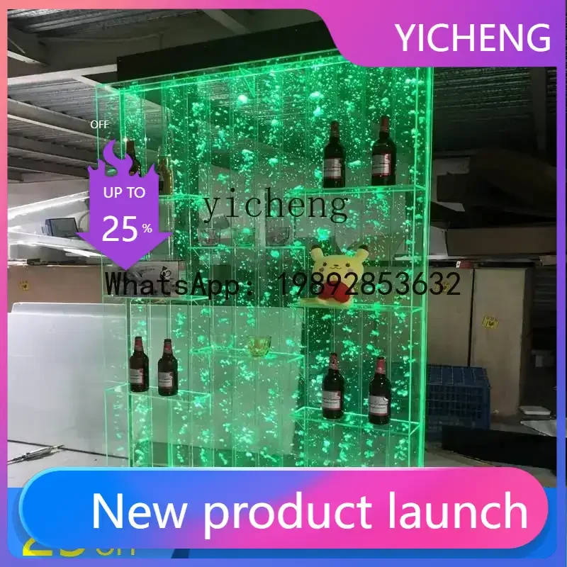 

H6 living room fish tank, decorative entrance partition acrylic bubble wall screen