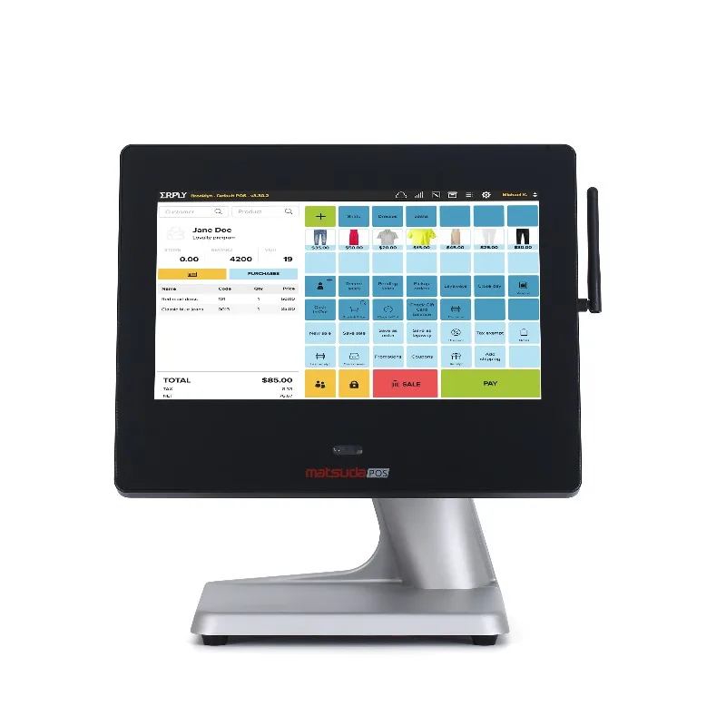2026 Wall Mounted 11.6inch Touch Screen Pos Systems Easy To Operate With An I3/i5 Processor Pos Terminal System