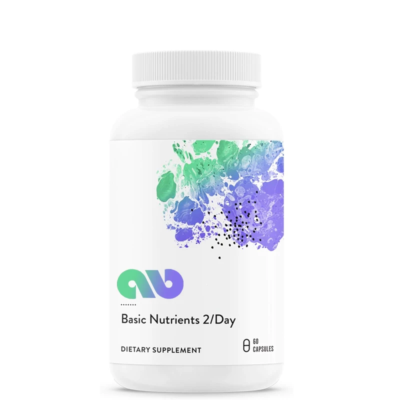 

Basic Nutrients 2/day - Optimal bioavailability - Vitamin and mineral formula - Gluten free, dairy, soy -60 capsules