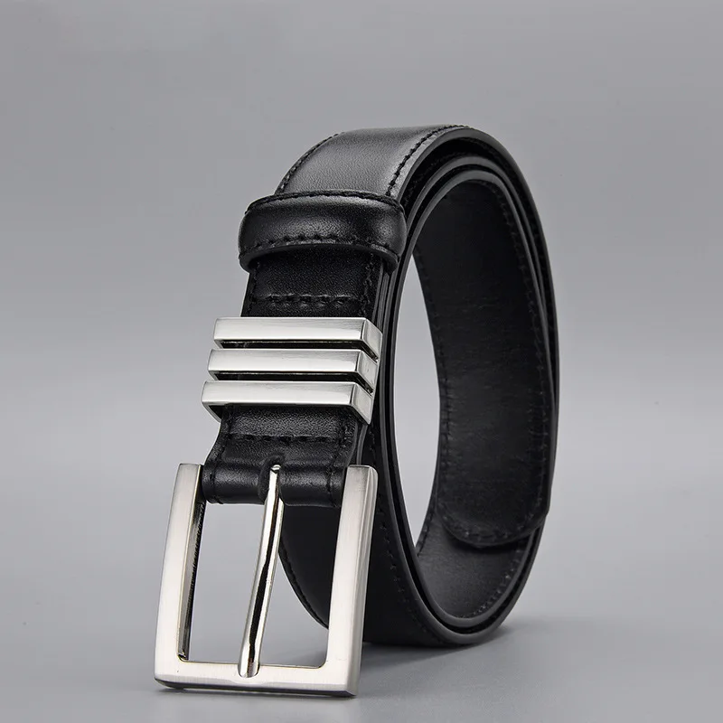 90 100 110cm Men Female Real Cowhide Belt Versatile Layer Decoration Sense High Quality Wholesale Factory All match Decorative