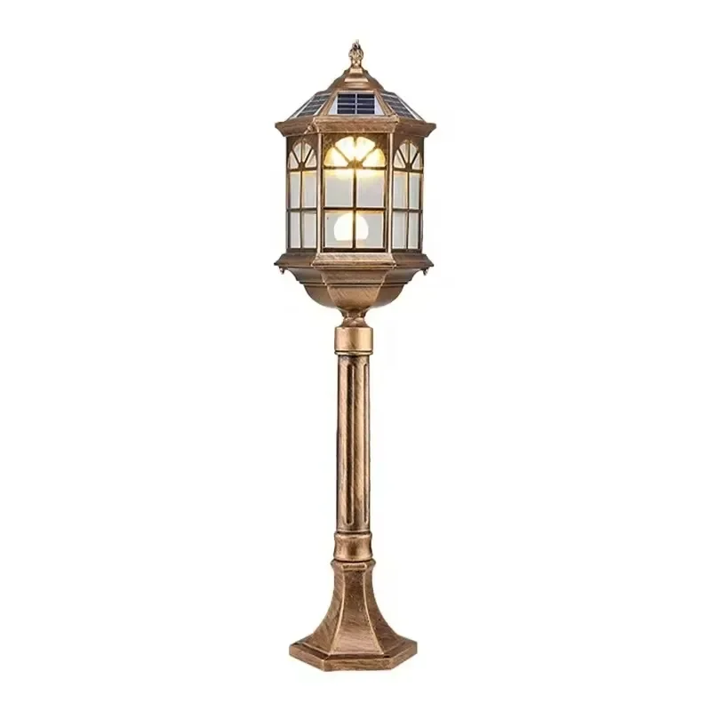 for Outdoor Waterproof Solar Garden Light Aluminum Park Villa Home Landscape Lawn Light