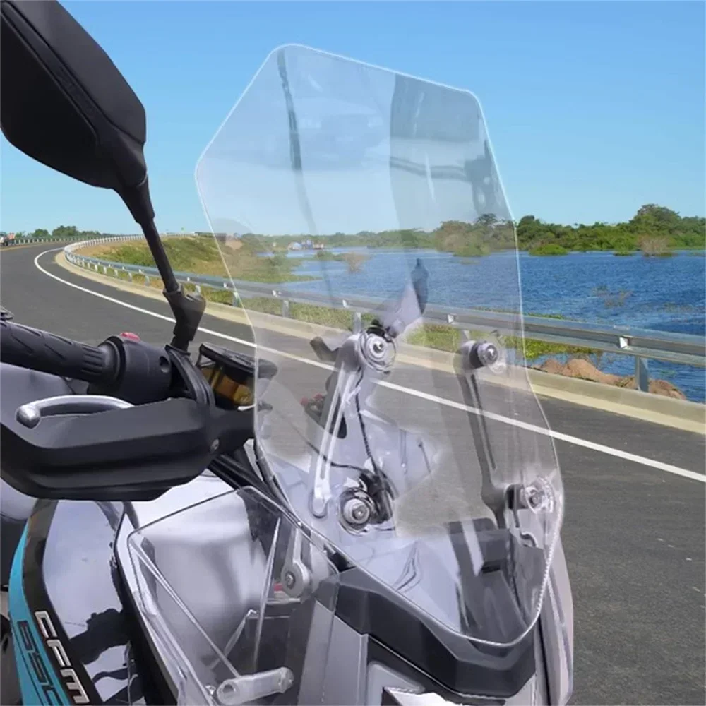 

for CFMOTO 650MT windshield modification front windshield and high breastplate windshield 650MT 650 MT 650