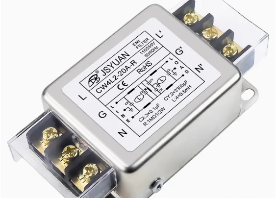 

CW4L2-20A-R anti-interference AC 220V power filter EMI circuit audio purifier CW4L2