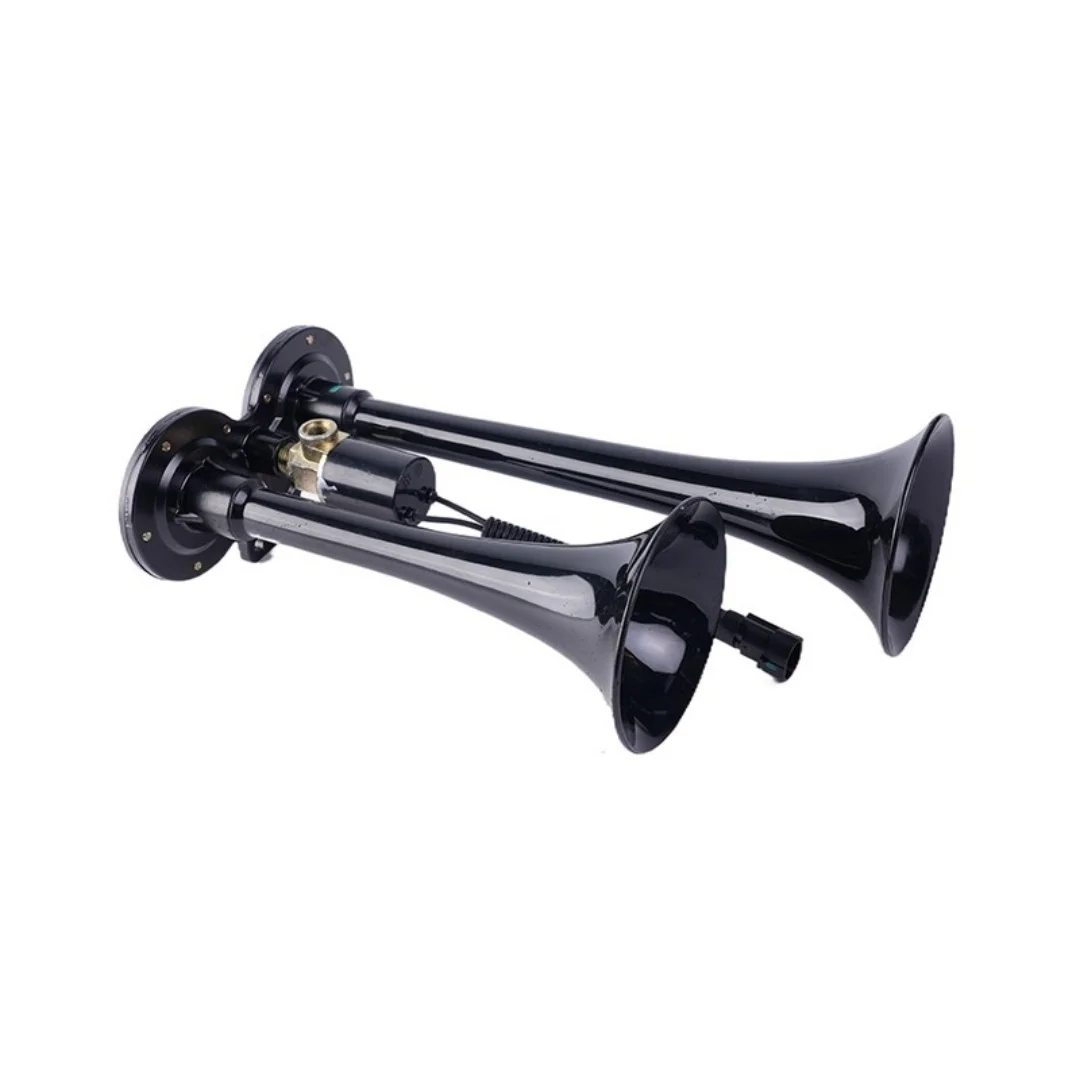 

Sany Crane 24V Dual-Tube High-Pitch Super-Loud Air Horn Assembly ZTY-101