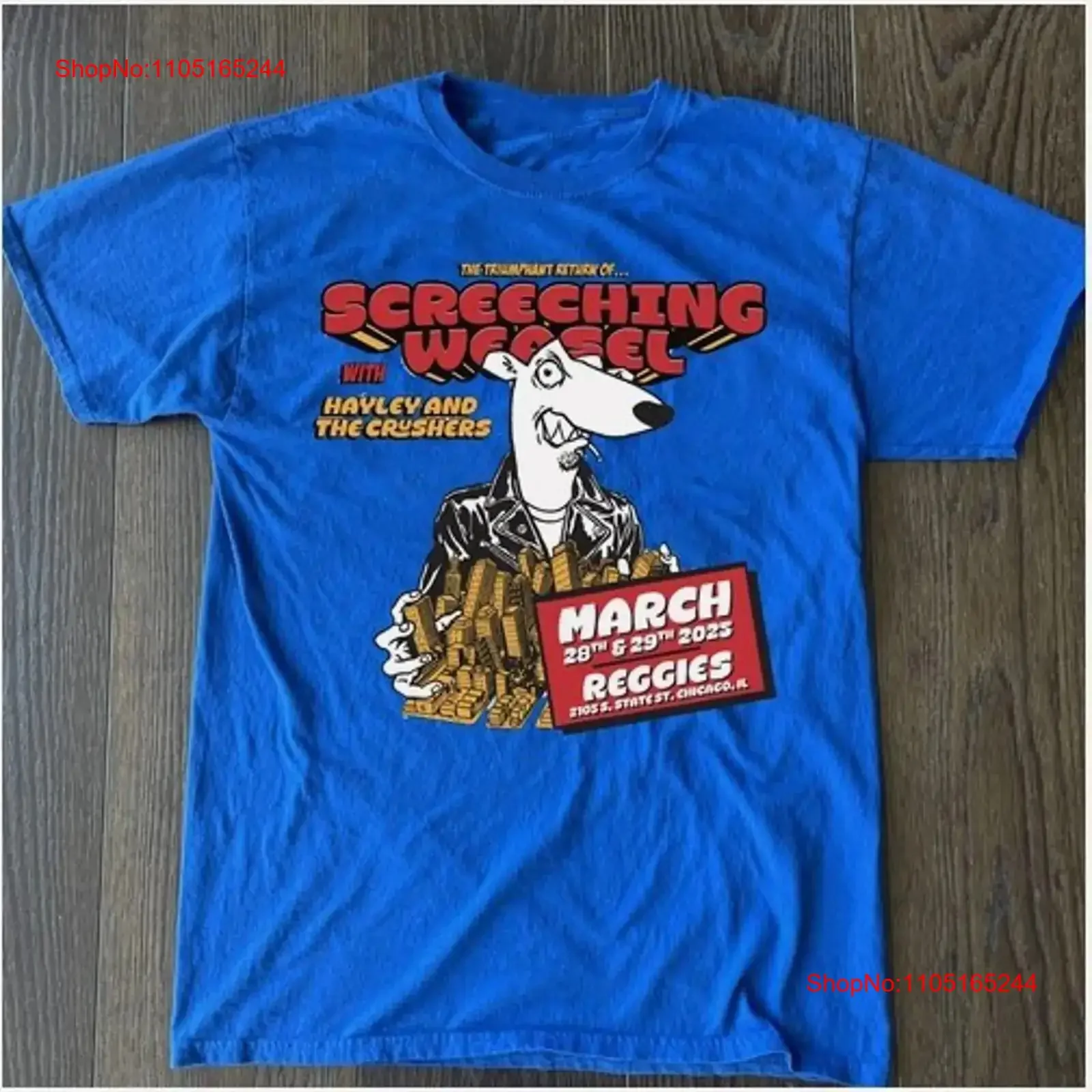 NEW SCREECHING WEASEL Band Tour 2025 For Fans to 5XL Blue T shirt vintage Washed Comfortable Soft Slightly Stylish Stretched