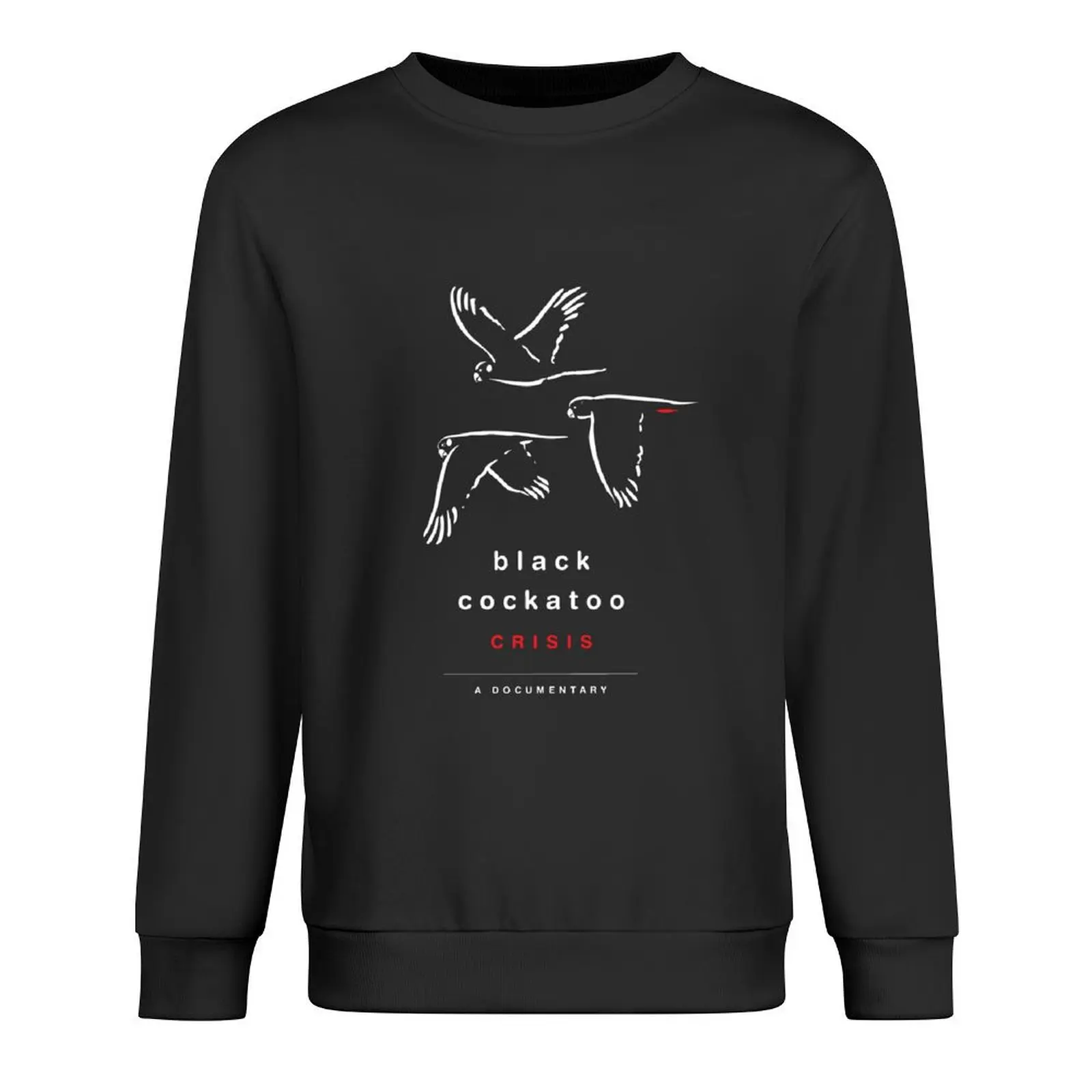 Black Cockatoo Crisis - a documentary Sweatshirt korean clothes tracksuits clothes for men sports sweatshirt man
