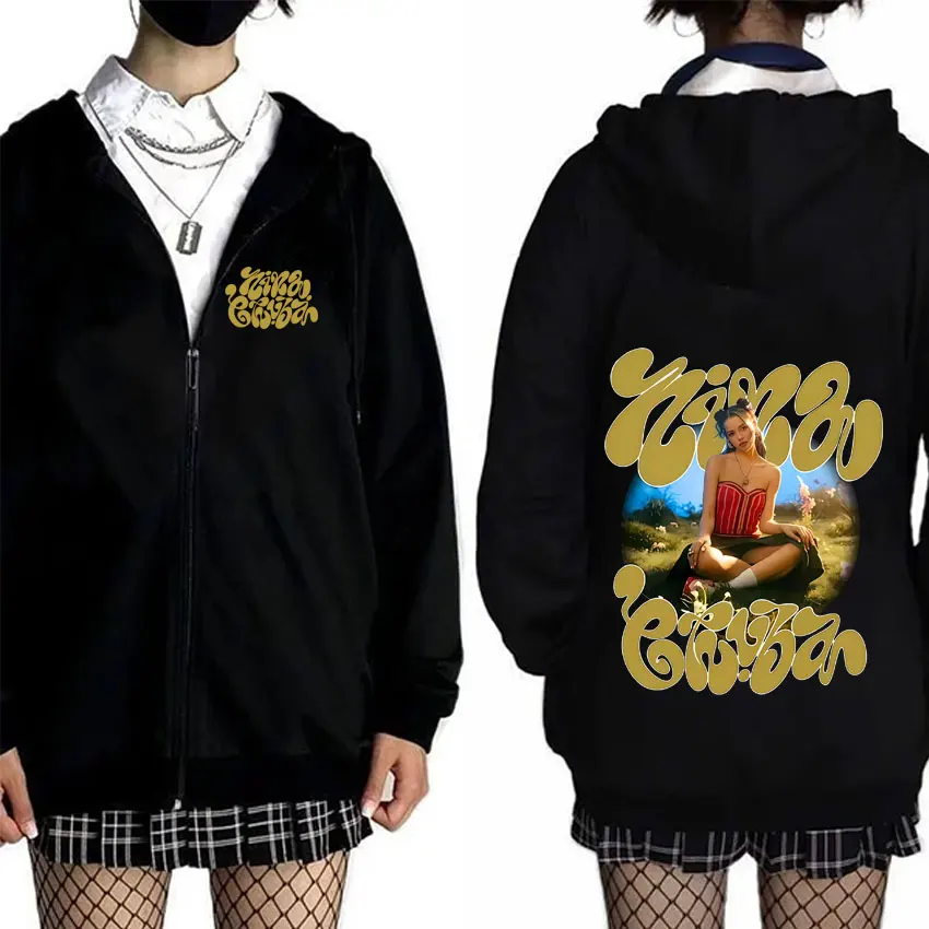 

Rapper Nina Chuba Graphic Zipper Hoodie Men Women Hip Hop Fashion Pop Music Streetwear Unisex Casual Oversized Zip Up Hoodies